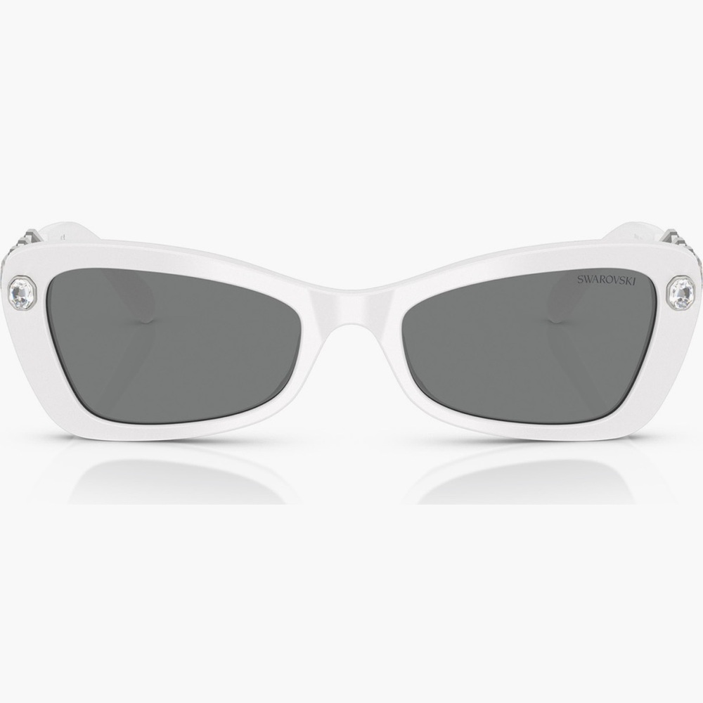 Swarovski 54mm Irregular Sunglasses